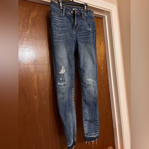 Old Navy Adjustable Ballerina Jeans Size 12 - Picture 1 of 3